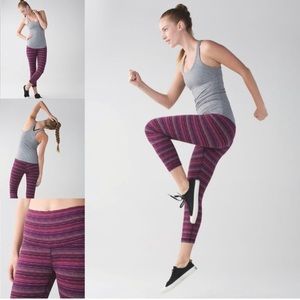 Cropped lululemon leggings:size:4